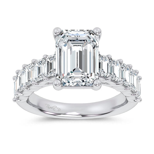 14K 4.79CT Lab Diamond Ring