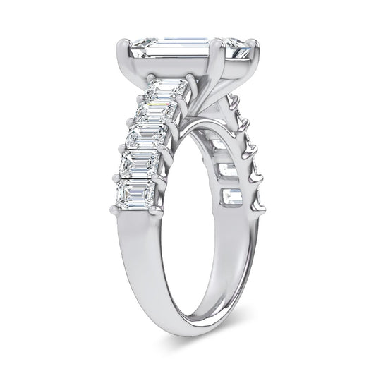 14K 4.79CT Lab Diamond Ring
