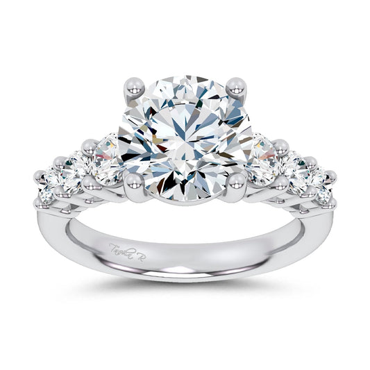 14K 3.93CT Lab Diamond Ring
