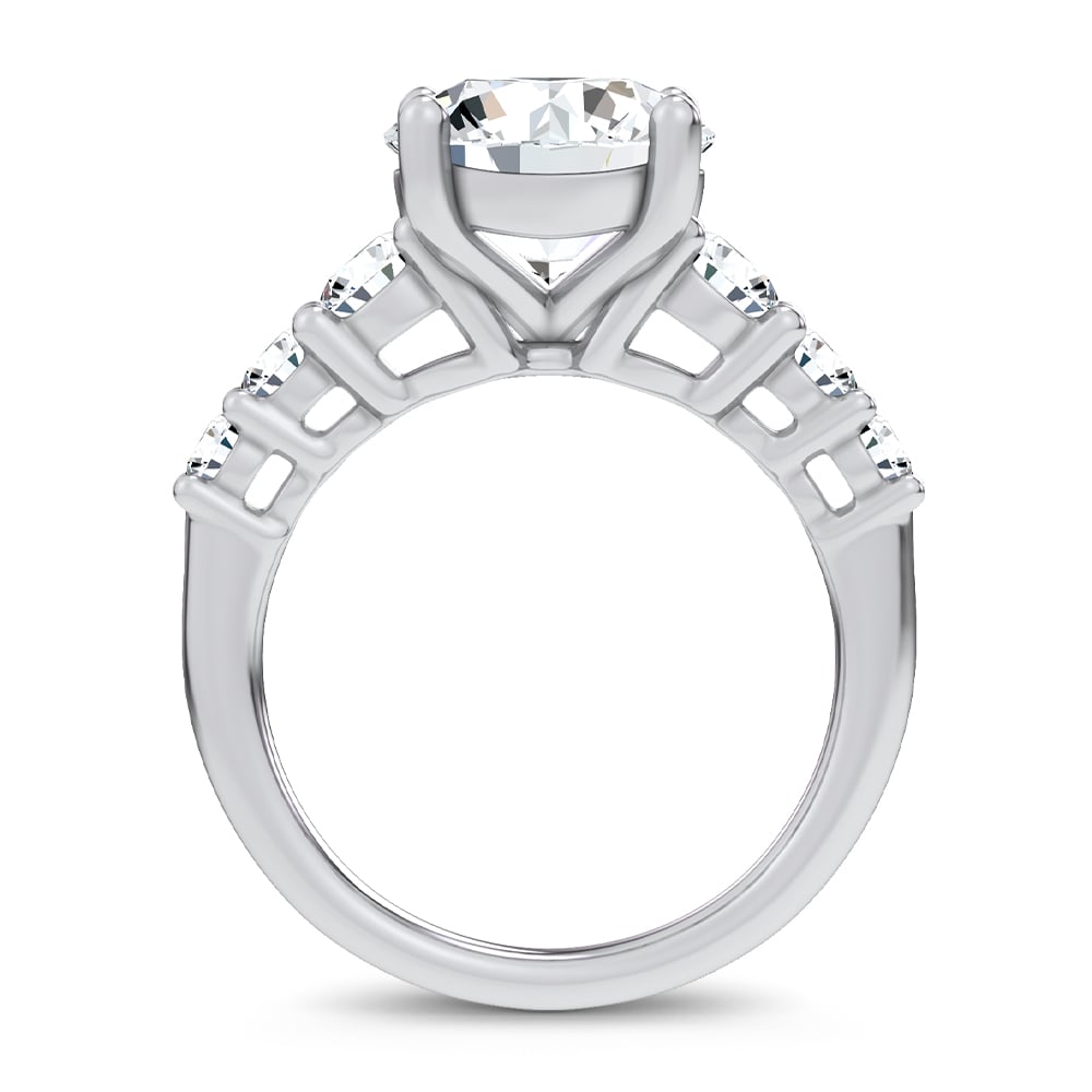 14K 3.93CT Lab Diamond Ring