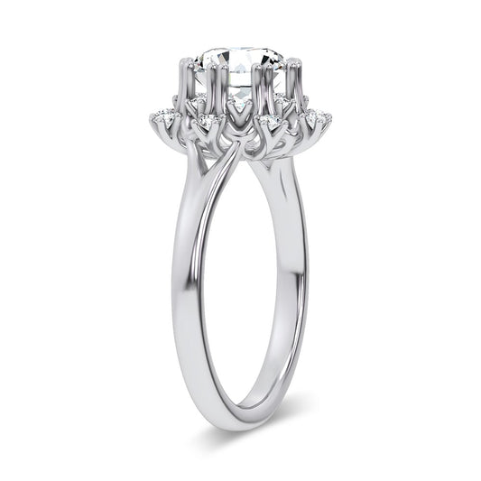 14K 2.00CT Lab Diamond Ring
