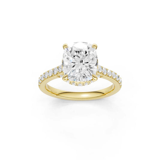 14K 4.50CT Lab Grown Diamond Engagement Ring