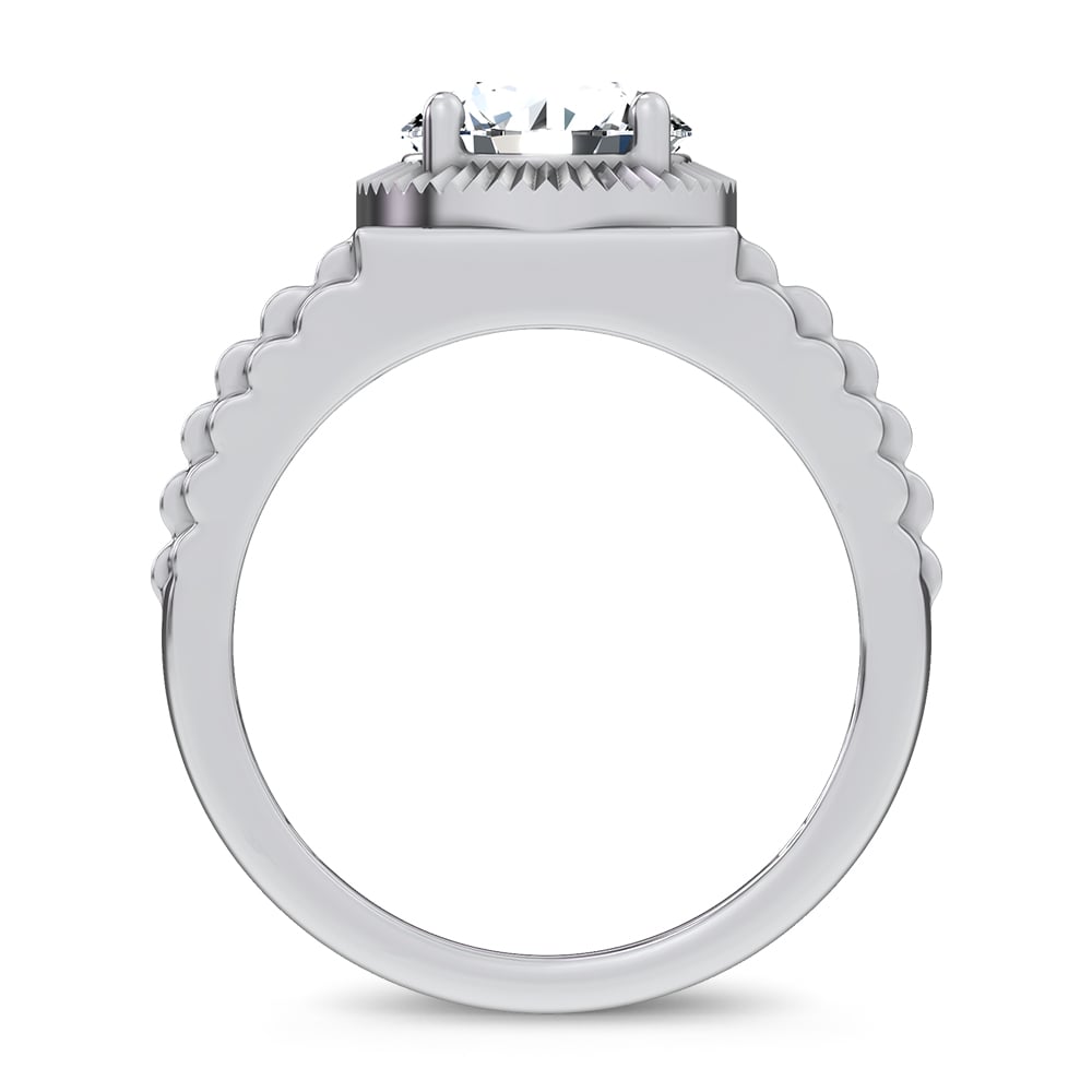 2.00 ct Men's Lab Grown Diamond Ring in 14K Gold