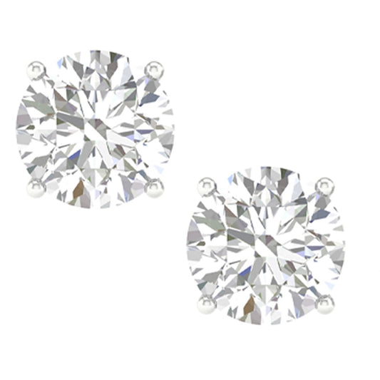 14K 3.00CT Certified Lab Grown Diamond Earring