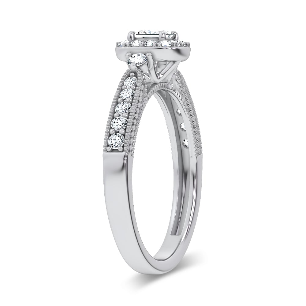 0.55 ct Lab Grown Diamond Promise Ring in 14K Gold