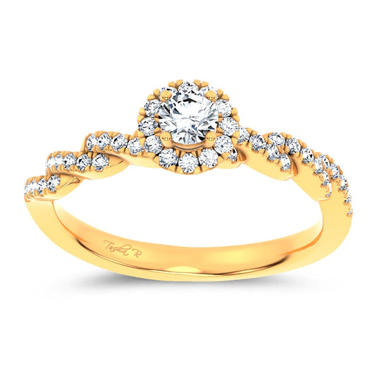 0.33 ct Lab Grown Diamond Ring in 14K Gold