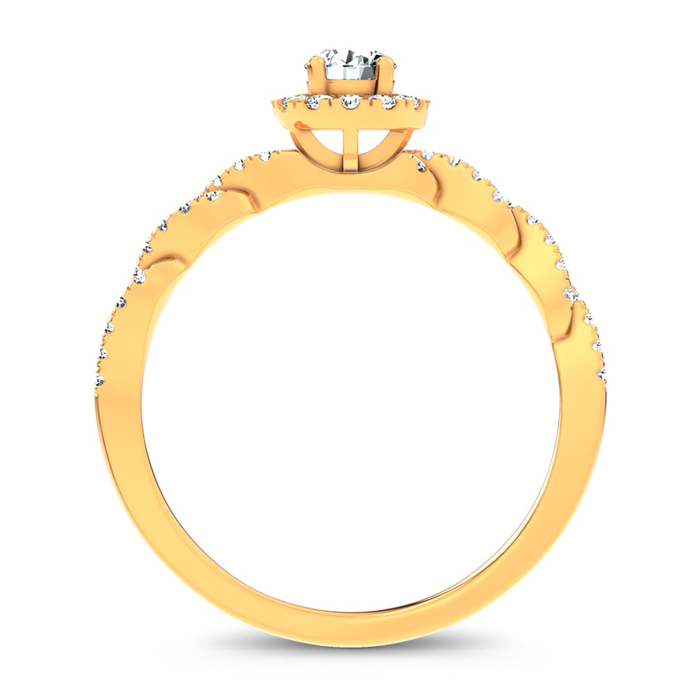 0.33 ct Lab Grown Diamond Ring in 14K Gold