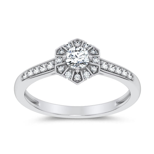0.50 ct Lab Grown Diamond Ring in 14K Gold