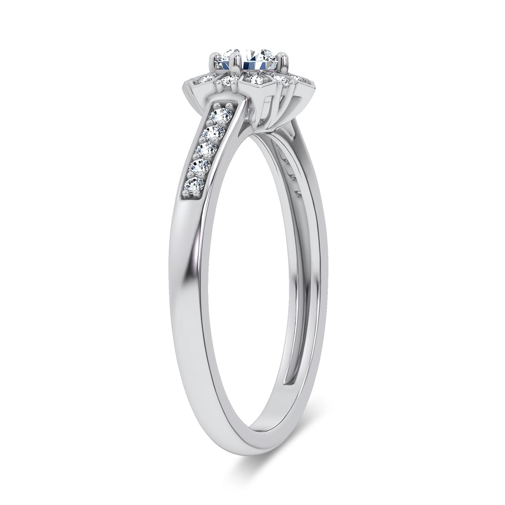 0.50 ct Lab Grown Diamond Ring in 14K Gold
