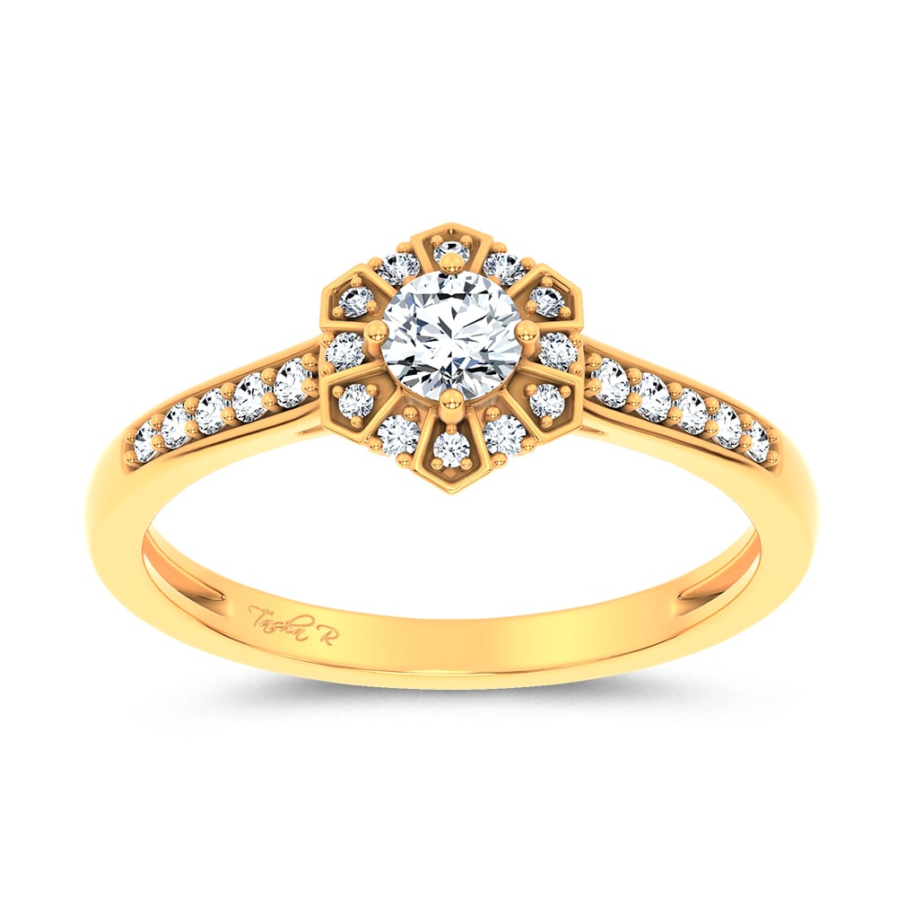 0.50 ct Lab Grown Diamond Ring in 14K Gold