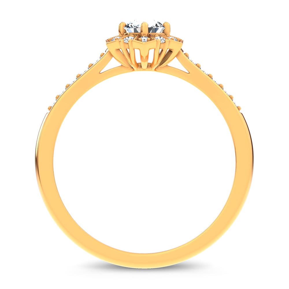 0.50 ct Lab Grown Diamond Ring in 14K Gold