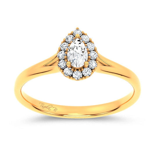 0.33 ct Lab Grown Diamond Ring in 14K Gold