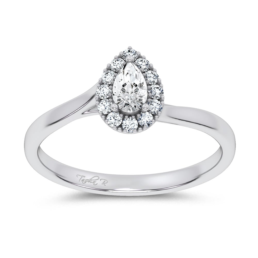 0.33 ct Lab Grown Diamond Promise Ring in 14K Gold
