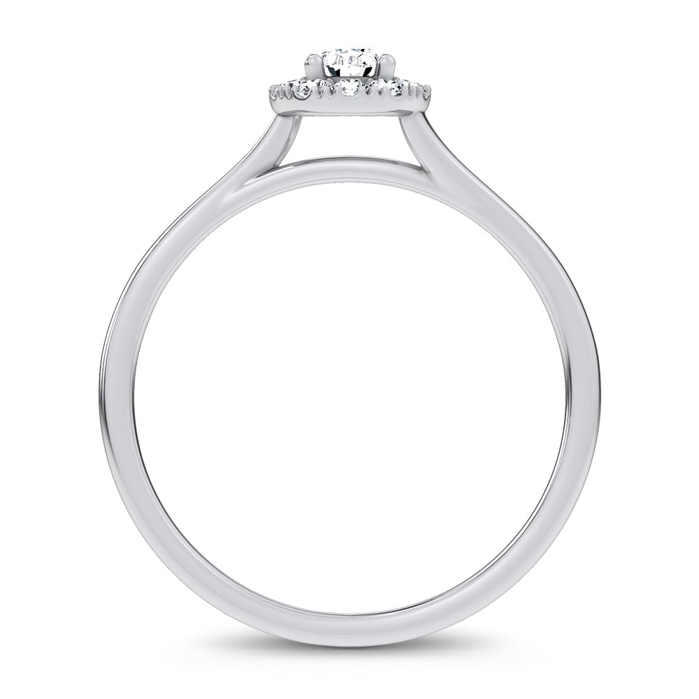 0.33 ct Lab Grown Diamond Promise Ring in 14K Gold