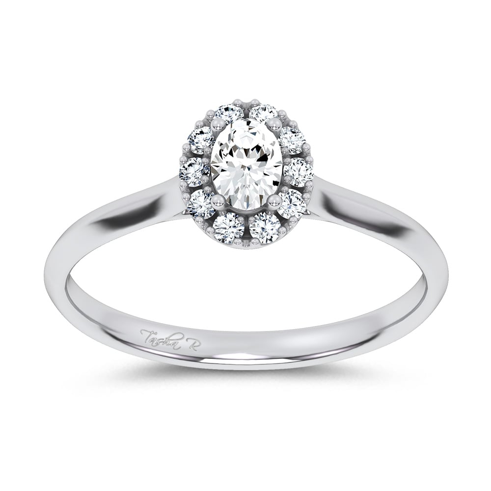 0.33 ct Lab Grown Diamond Promise Ring in 14K Gold