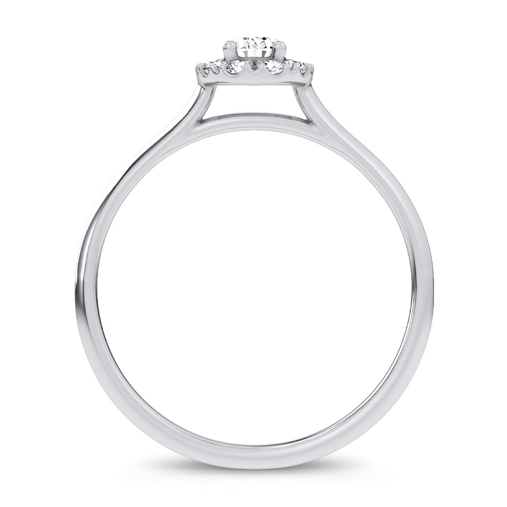 0.33 ct Lab Grown Diamond Promise Ring in 14K Gold