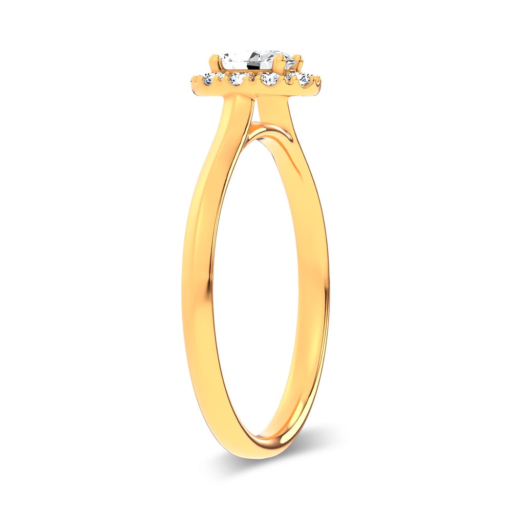 0.33 ct Lab Grown Diamond Promise Ring in 14K Gold