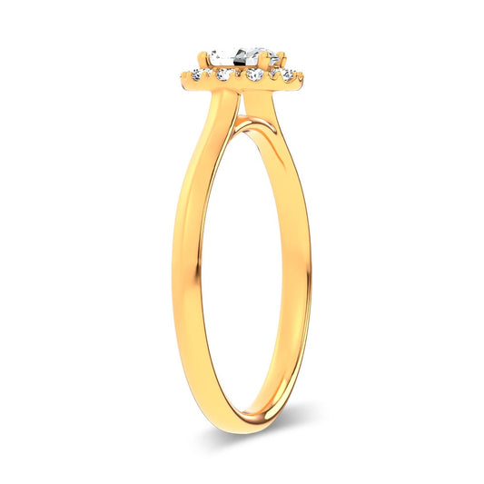 0.33 ct Lab Grown Diamond Promise Ring in 14K Gold
