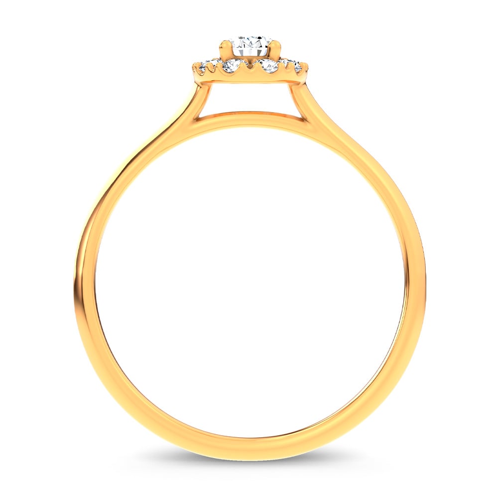 0.33 ct Lab Grown Diamond Promise Ring in 14K Gold