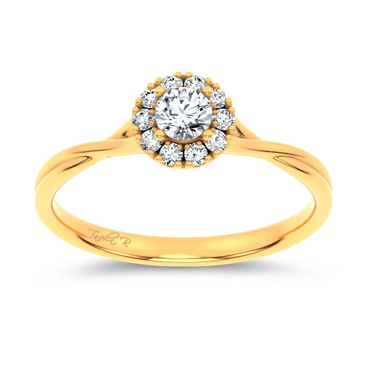 0.33 ct Lab Grown Diamond Ring in 14K Gold