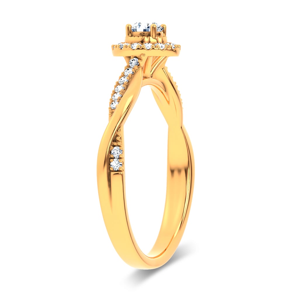 0.33 ct Lab Grown Diamond Ring in 14K Gold