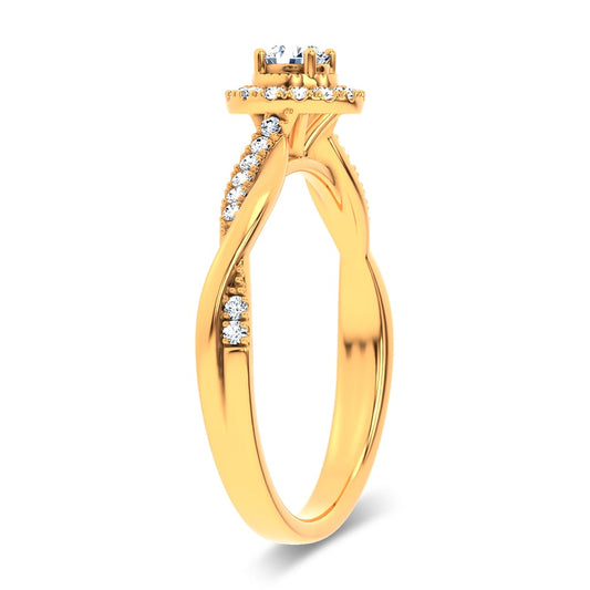 0.33 ct Lab Grown Diamond Ring in 14K Gold