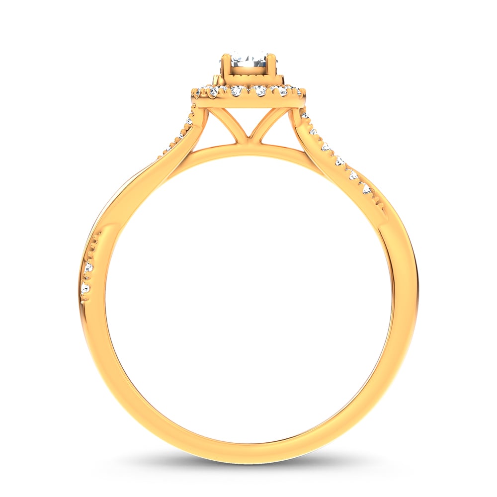 0.33 ct Lab Grown Diamond Ring in 14K Gold