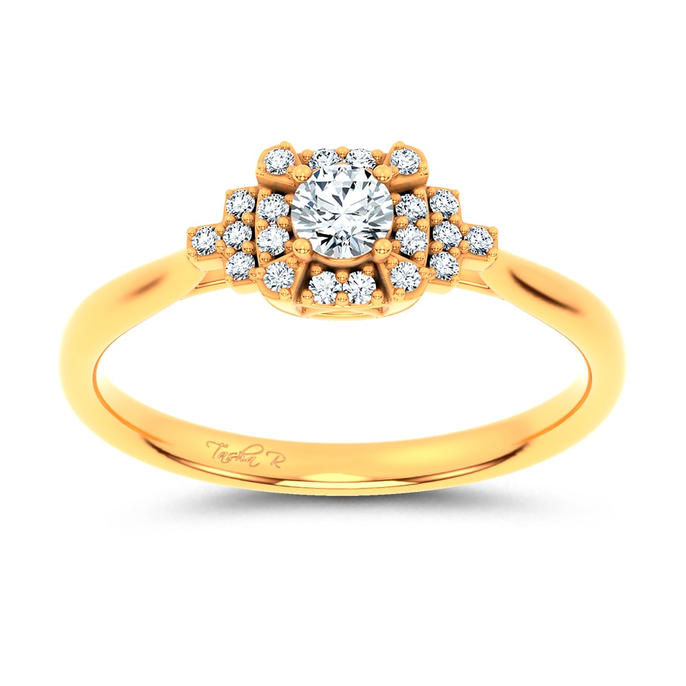 0.25 ct Lab Grown Diamond Ring in 14K Gold
