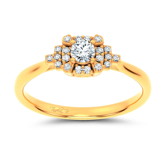 0.25 ct Lab Grown Diamond Ring in 14K Gold