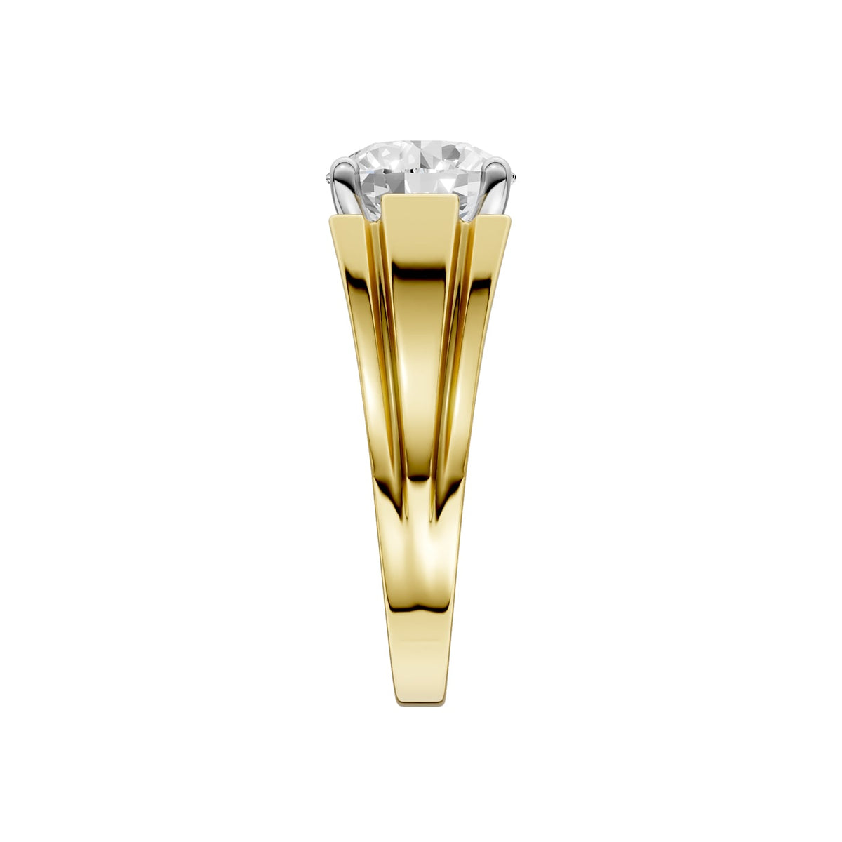 3.00 ct Men's Lab Grown Diamond Ring in 14K Gold