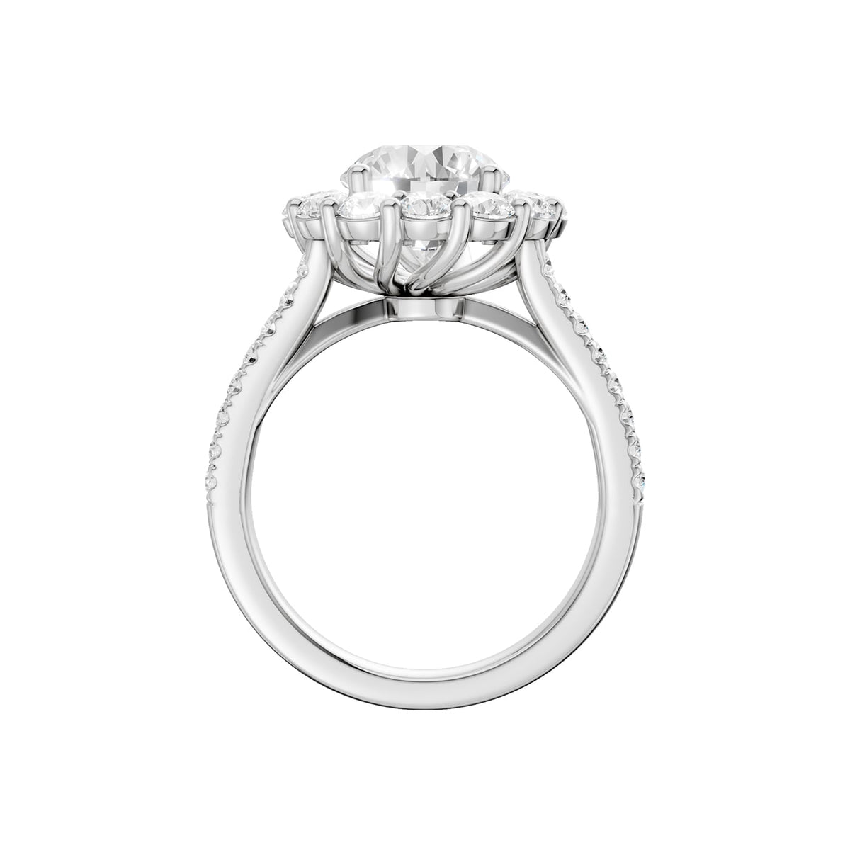 14K 3.25CT Certified Lab Grown Diamond Ring
