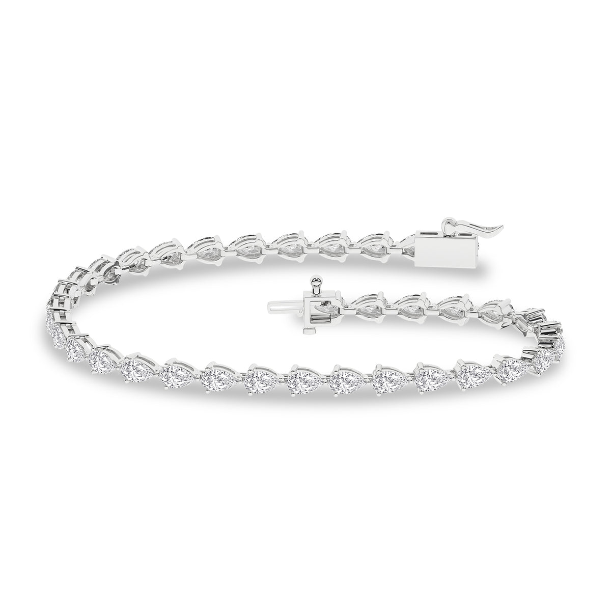 5.00 ct Lab Grown Diamond Bracelet in 14K Gold