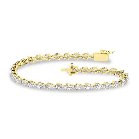 5.00 ct Lab Grown Diamond Bracelet in 14K Gold