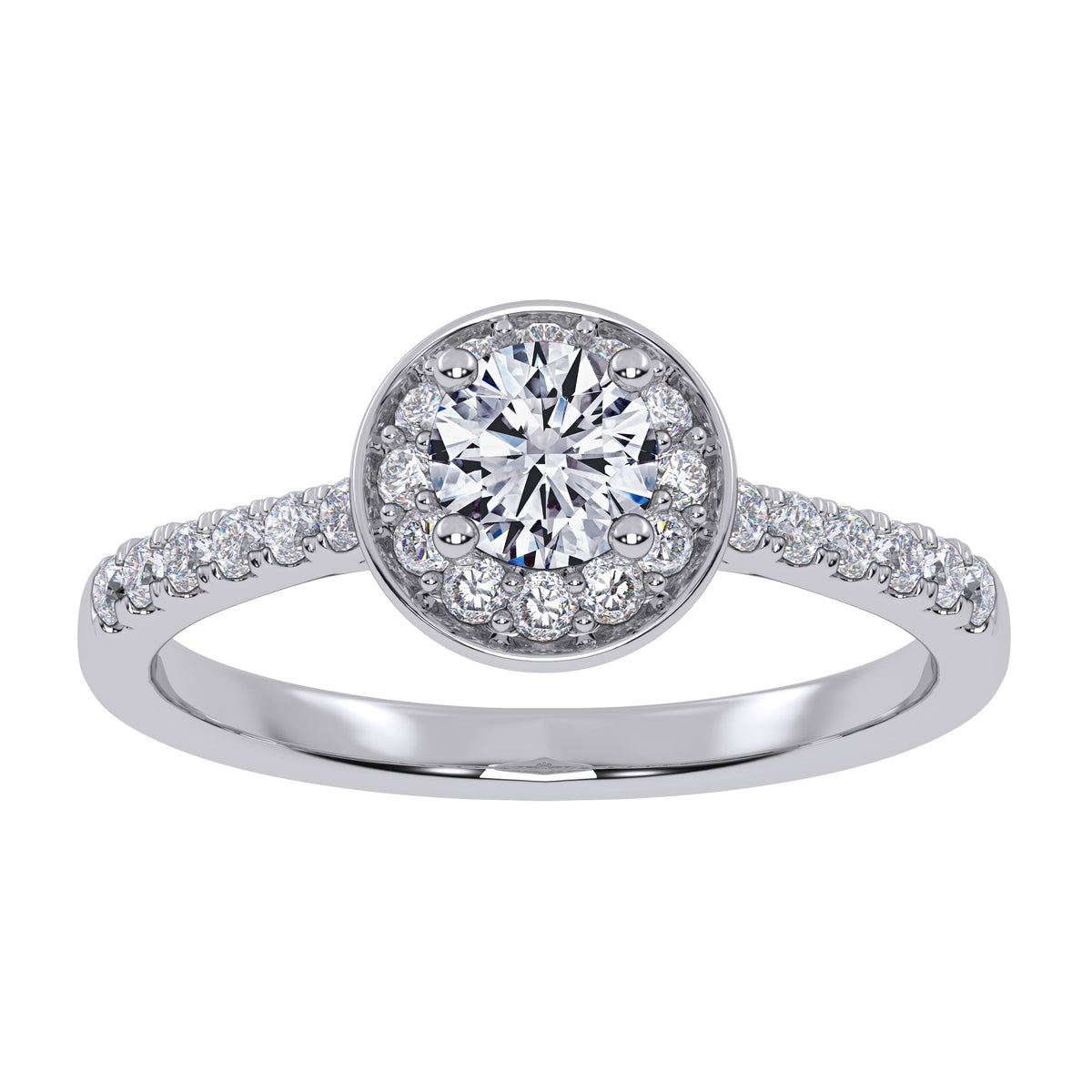 0.50 ct Lab Grown Diamond Promise Ring in 10K Gold