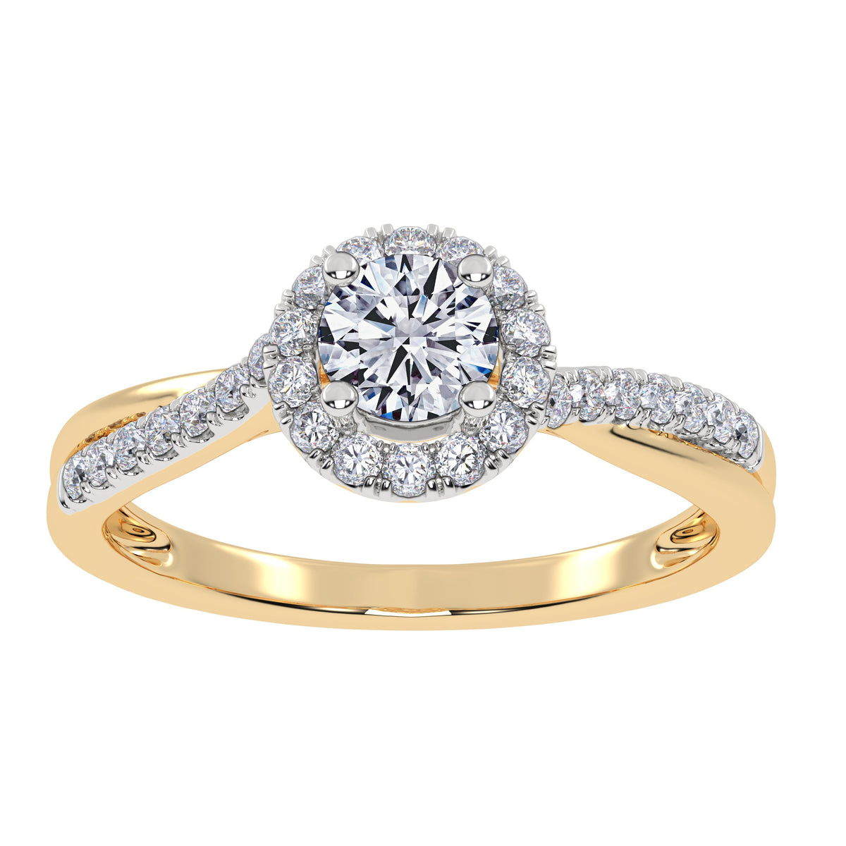 0.50 ct Lab Grown Diamond Promise Ring in 10K Gold