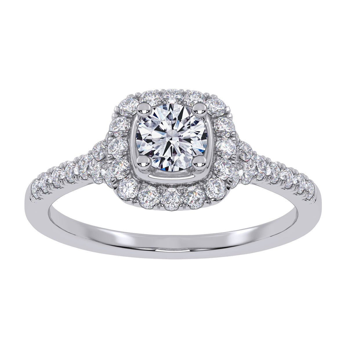 0.50 ct Lab Grown Diamond Promise Ring in 10K Gold