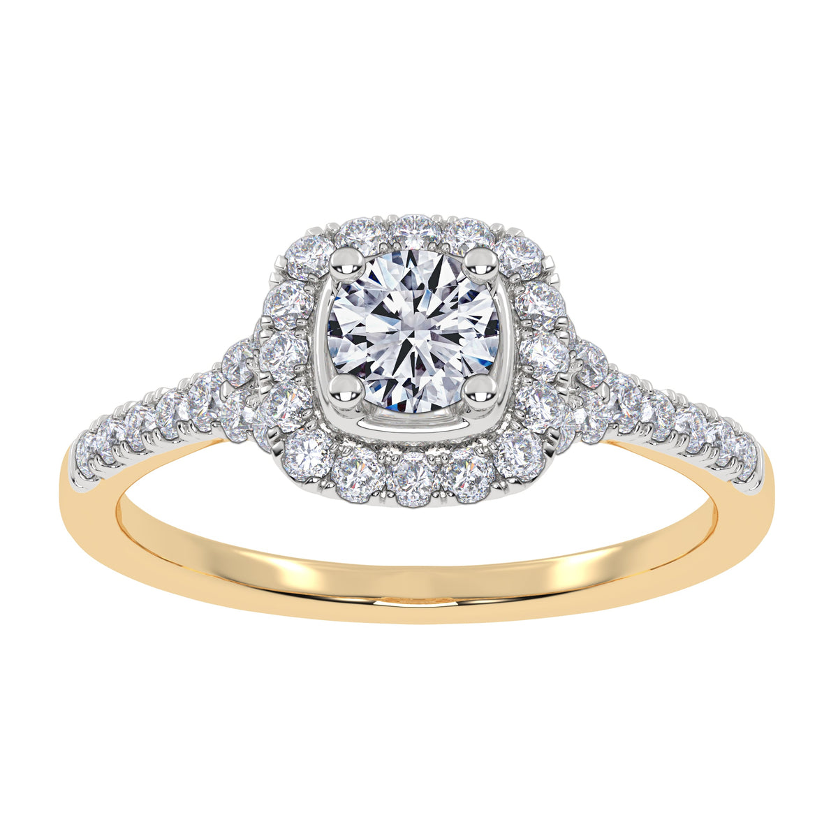 0.50 ct Lab Grown Diamond Promise Ring in 10K Gold