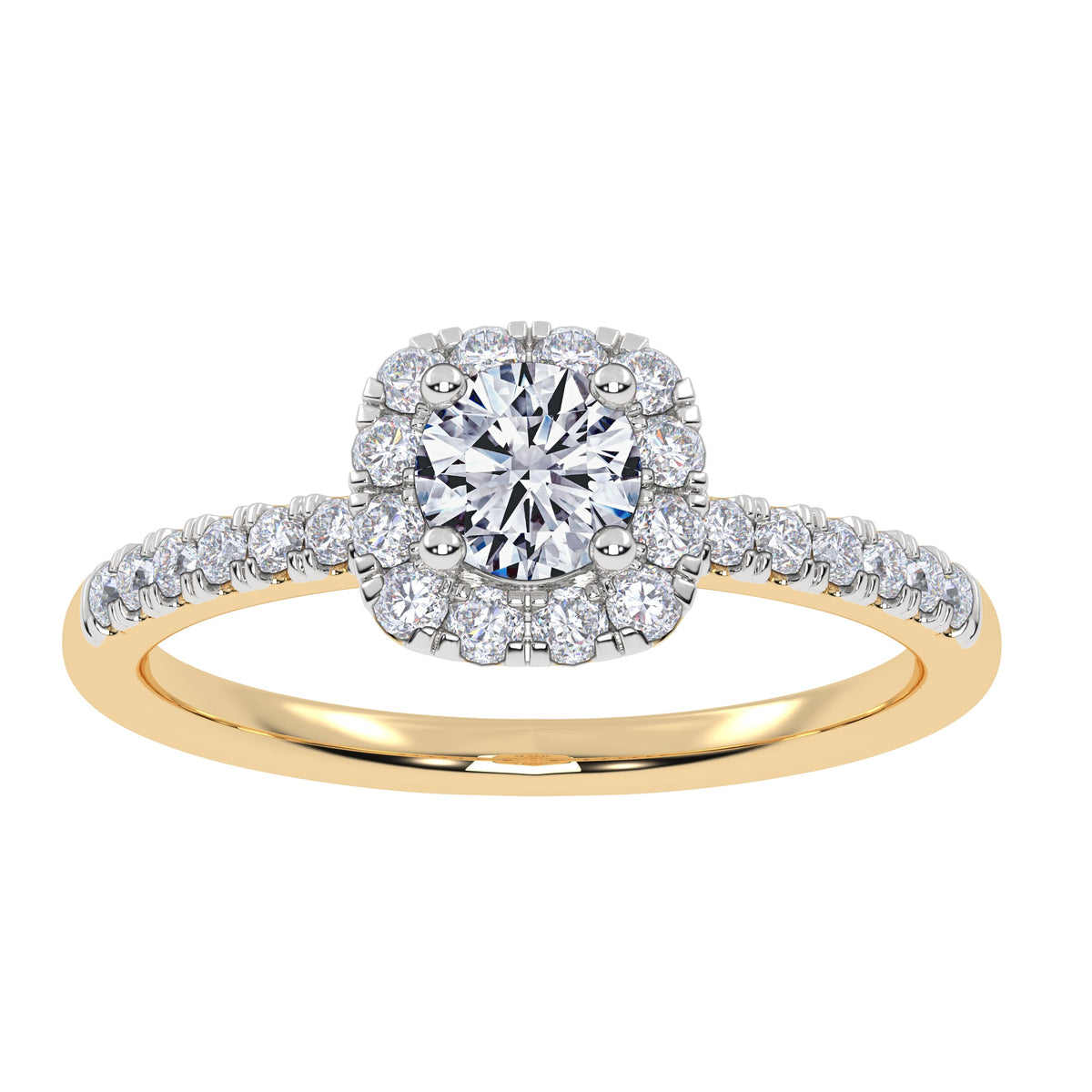 0.50 ct Lab Grown Diamond Promise Ring in 10K Gold
