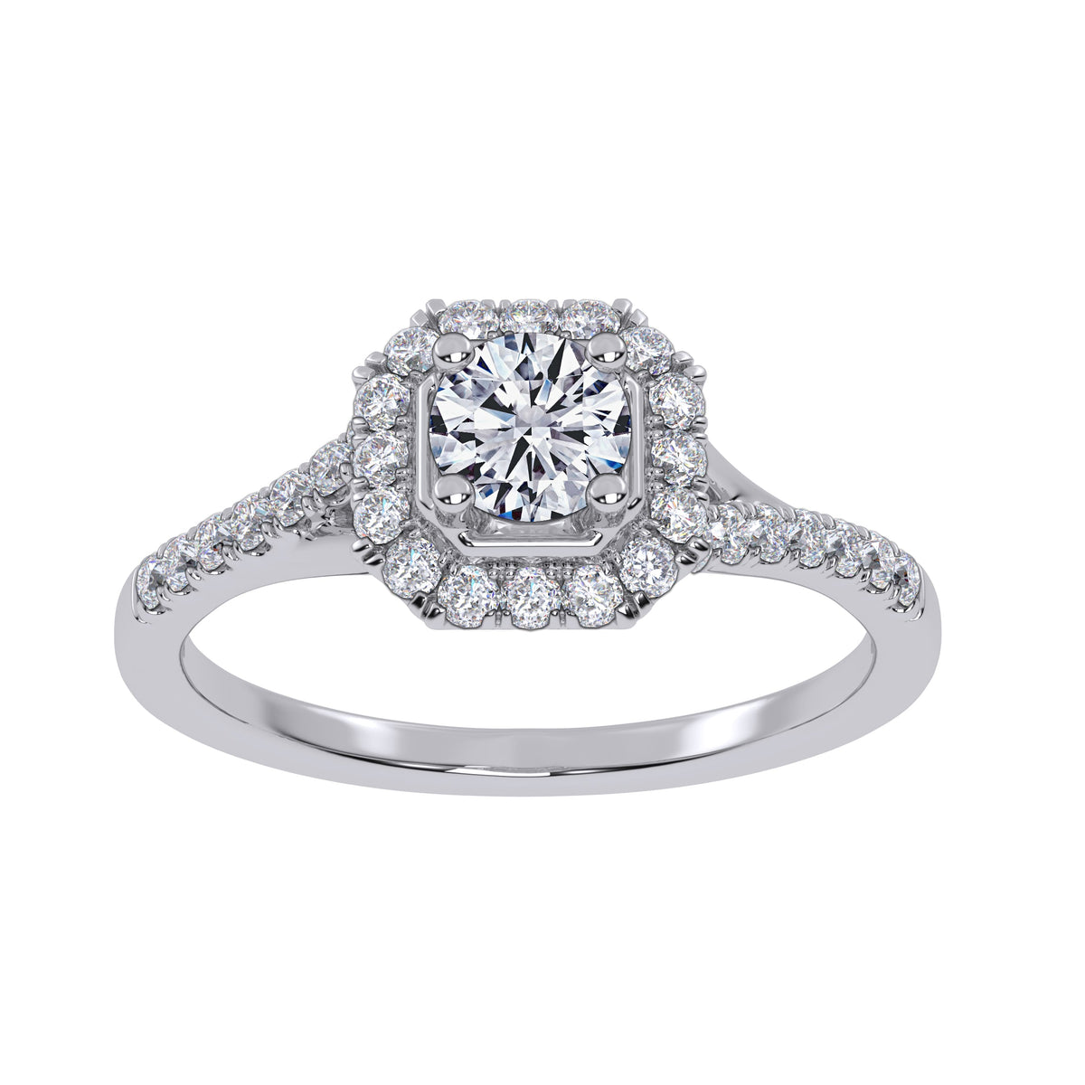 0.50 ct Lab Grown Diamond Promise Ring in 10K Gold