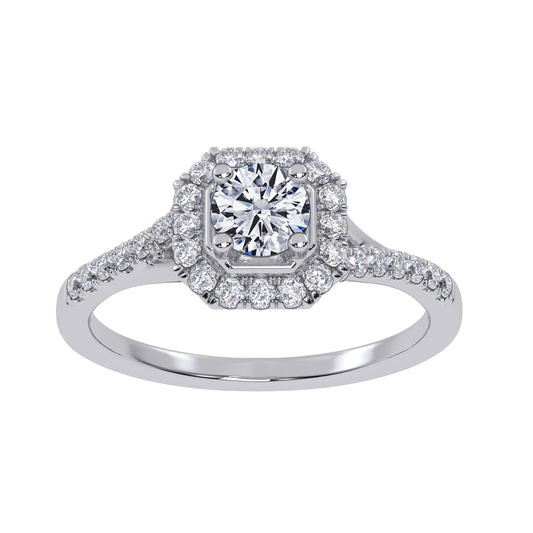 0.50 ct Lab Grown Diamond Promise Ring in 10K Gold