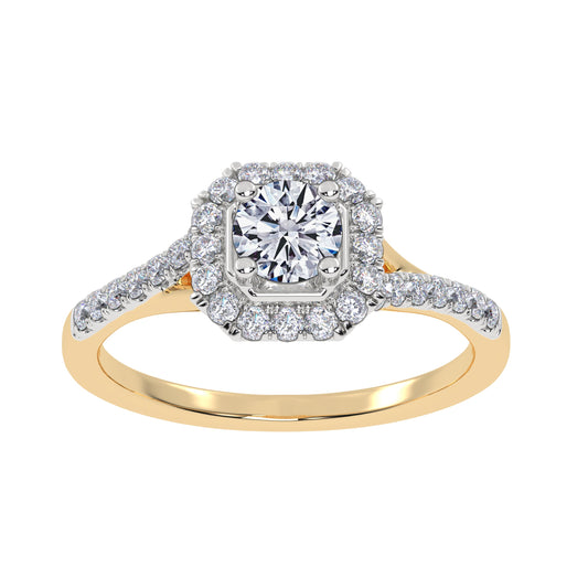 0.50 ct Lab Grown Diamond Promise Ring in 10K Gold