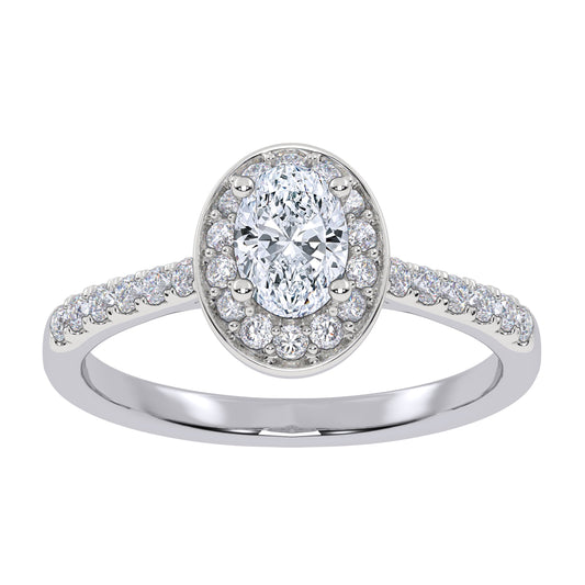 0.51 ct Lab Grown Diamond Promise Ring in 10K Gold