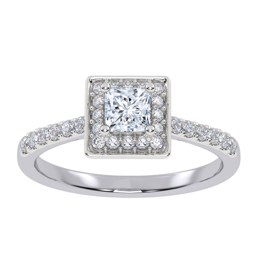 0.52 ct Lab Grown Diamond Promise Ring in 10K Gold
