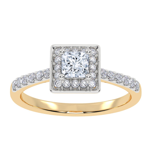 0.52 ct Lab Grown Diamond Promise Ring in 10K Gold