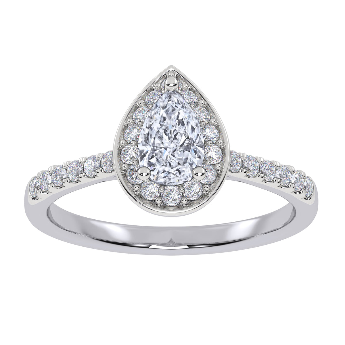 0.52 ct Lab Grown Diamond Promise Ring in 10K Gold