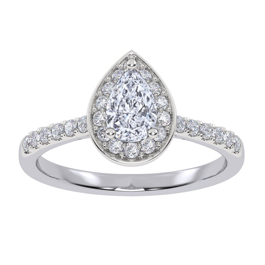 0.52 ct Lab Grown Diamond Promise Ring in 10K Gold