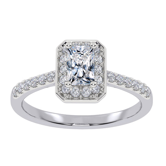 0.51 ct Lab Grown Diamond Promise Ring in 10K Gold