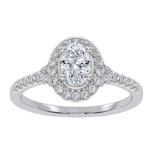 0.52 ct Lab Grown Diamond Promise Ring in 10K Gold