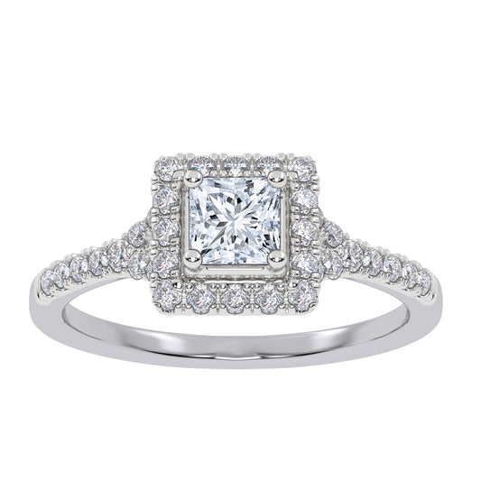 0.50 ct Lab Grown Diamond Promise Ring in 10K Gold