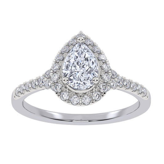 0.50 ct Lab Grown Diamond Promise Ring in 10K Gold